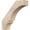 Ekena Millwork 5 1/2"W x 22"D x 22"H Balboa Smooth Knee Brace, Douglas Fir BRC06X22X22BOA00SDF - alternate 1